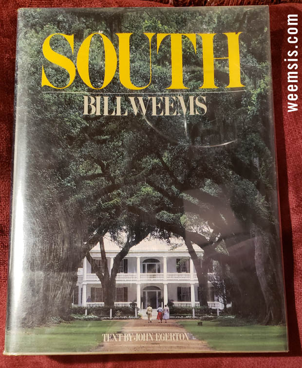 South by Bill Weems - Books of photography - 1987