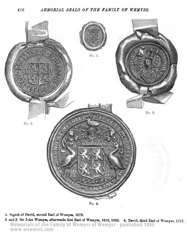 Page 1 of 4 - Armorial seals of the Family of Wemyss